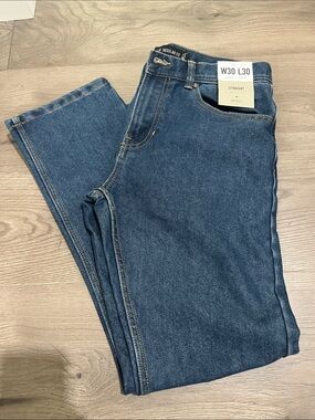 Denim&Co.Straight Fit Men's Jeans - Blue